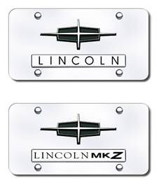 Lincoln Logo and Name License Plates