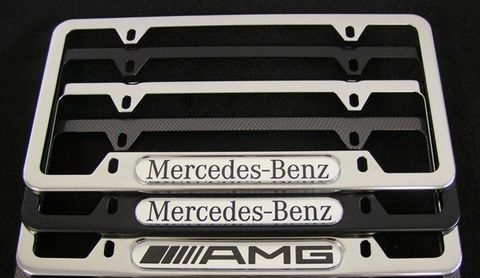 Mercedes Benz & AMG License Plate Frames