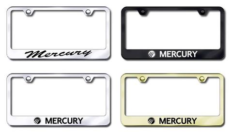 Mercury Lincese Plate Frames