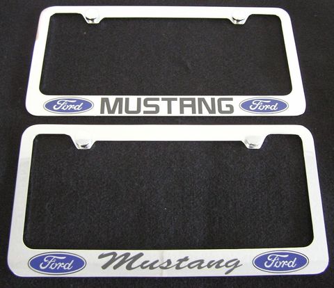 Mustang on Ford Logo Frame 