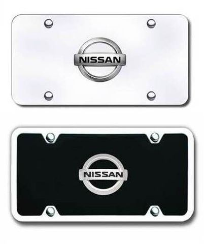 Nissan Logo License Plate - Front Vanity Tag