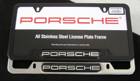 Porsche License Plate Frames