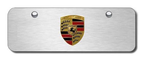 Porsche License Plate