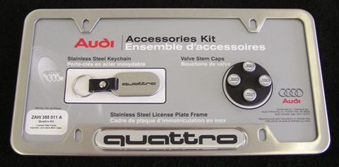 Quattro License Frame Kit