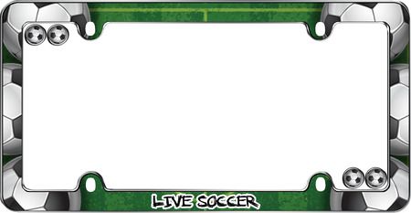 Soccer License Plate Frame