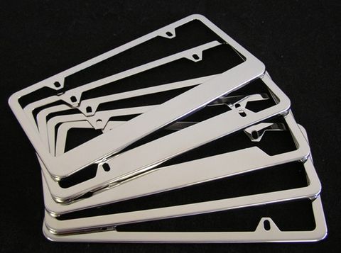 Stainless Steel License Frame - Polished