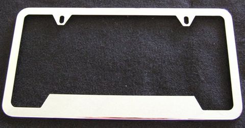 Stainless Steel License Plate Frame - Imported