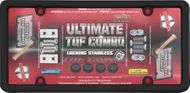 Ultimate Tuf Combo, Black/Clear License Plate Frame