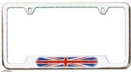 Union Jack License Plate Frame