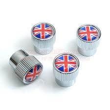 Union Jack Valve Stem Caps